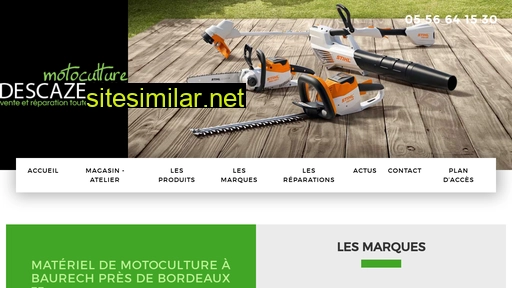 motoculture-descazeaux.fr alternative sites