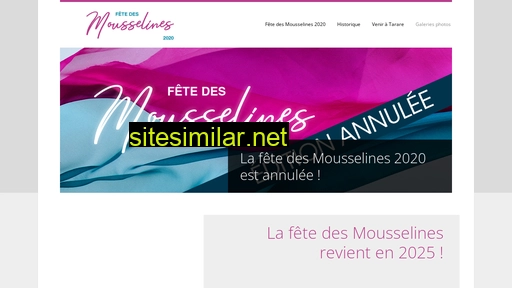 Mousselines2020 similar sites