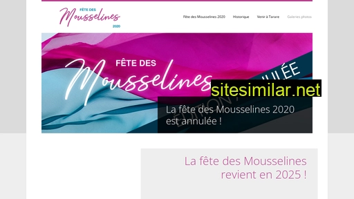 Mousselines2015 similar sites