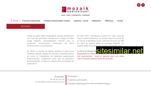 mozaik-audiovisuel.fr alternative sites