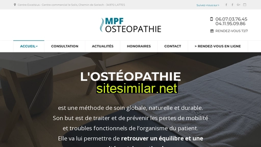 mpfosteopathie.fr alternative sites