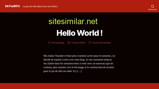 mrpadrpg.fr alternative sites