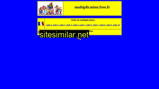 multiplication.free.fr alternative sites