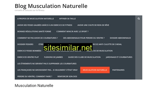 Musculation-naturelle similar sites