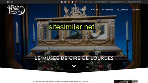 musee-de-cire-lourdes.fr alternative sites