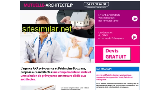mutuelle-architecte.fr alternative sites