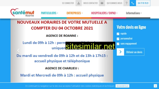 mutuellederoanne.fr alternative sites