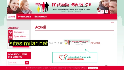 mutuellesante08.fr alternative sites