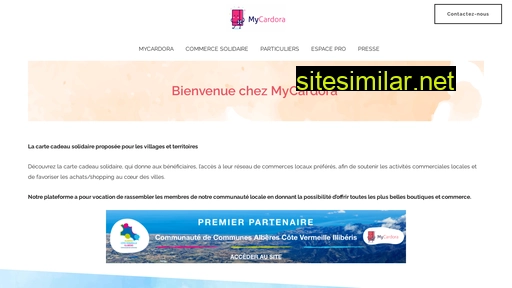 mycardora.fr alternative sites