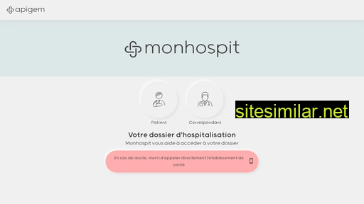 myhospit.fr alternative sites