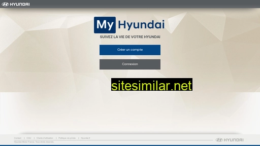myhyundai.fr alternative sites