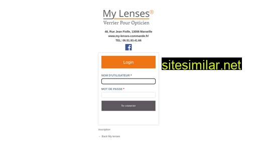 My-lenses-commande similar sites