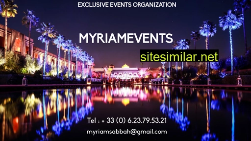myriamevents.fr alternative sites