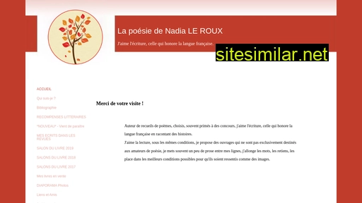nadialeroux.fr alternative sites