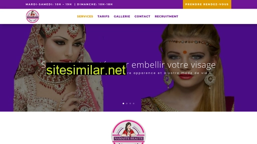 namastebeaute.fr alternative sites
