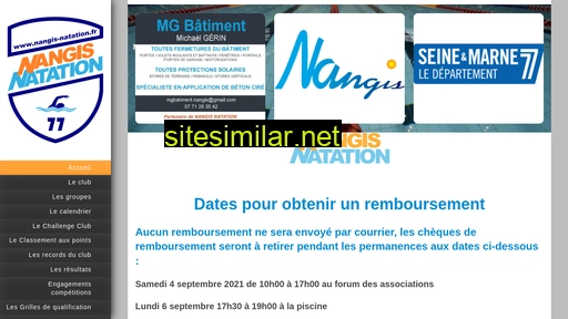 nangis-natation.fr alternative sites