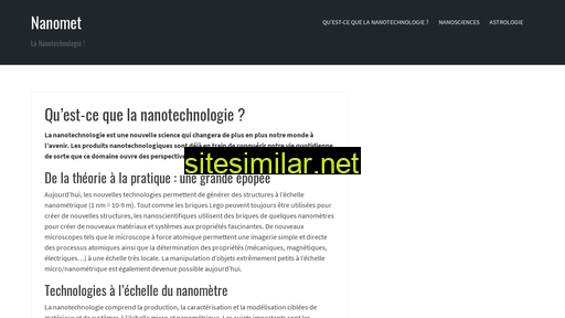 nanomet.fr alternative sites