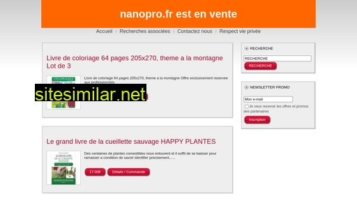 nanopro.fr alternative sites