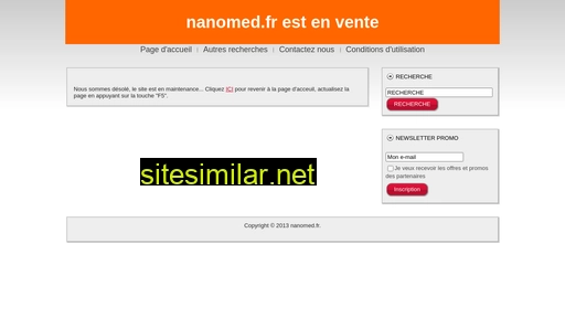 nanomed.fr alternative sites