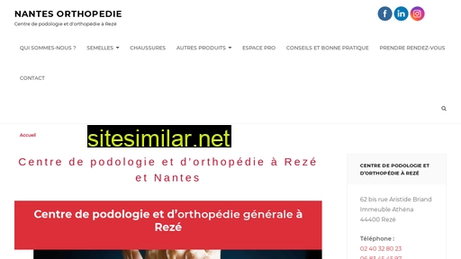 nantesorthopedie-podologie.fr alternative sites