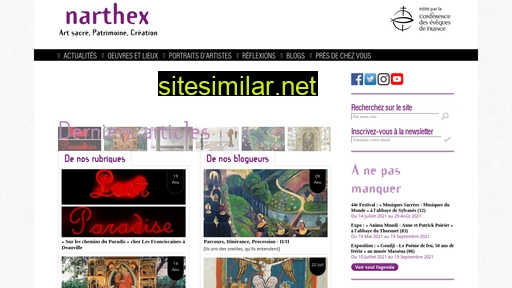 narthex.fr alternative sites
