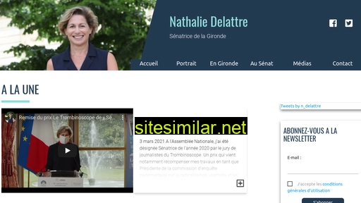 Nathaliedelattre similar sites