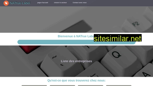 natrue-label.fr alternative sites
