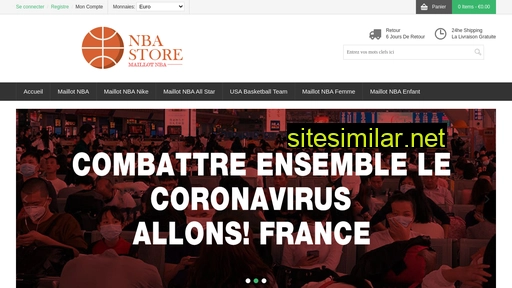 nbastoreeu.fr alternative sites