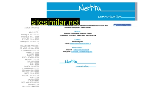 Nettacommunication similar sites