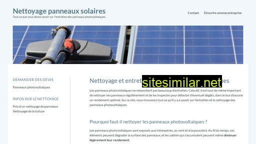 nettoyage-panneaux-photovoltaiques.fr alternative sites