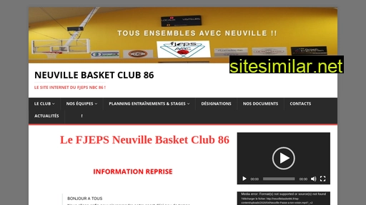 neuvillebasket86.fr alternative sites