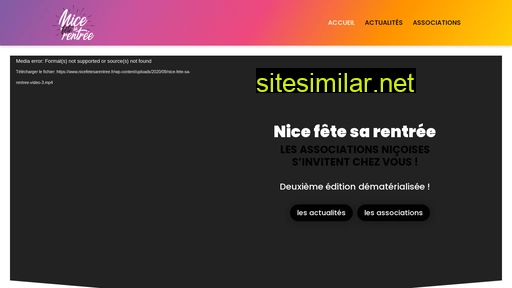nicefetesarentree.fr alternative sites