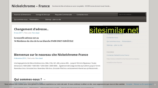 Nickelchrome-france similar sites