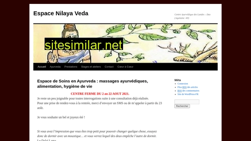 nilaya-veda.fr alternative sites