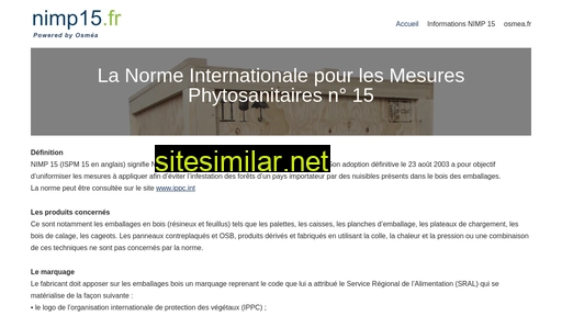 nimp15.fr alternative sites