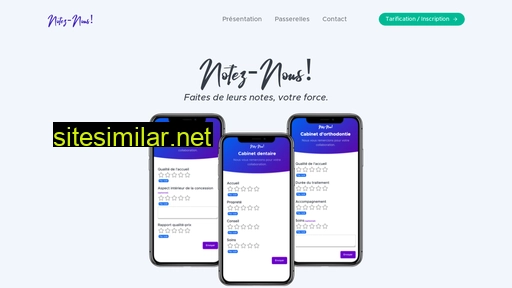 noteznous.fr alternative sites