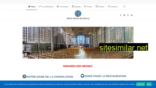 notredameduraincy.fr alternative sites