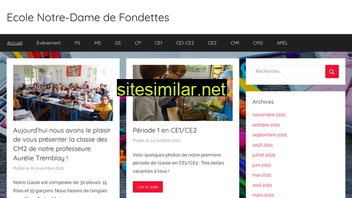 notredamefondettes.fr alternative sites