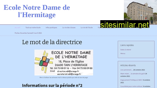 notredamehermitage.fr alternative sites