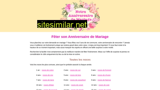 notre-anniversaire-de-mariage.fr alternative sites