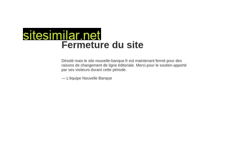nouvelle-banque.fr alternative sites