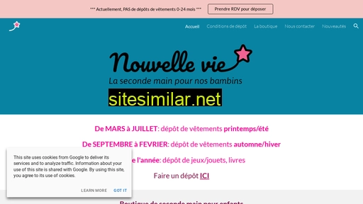 nouvellevie-boutique.fr alternative sites
