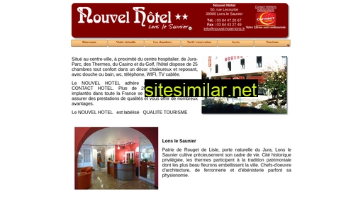 nouvel-hotel-lons.fr alternative sites