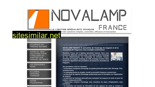 novalamp-france.fr alternative sites