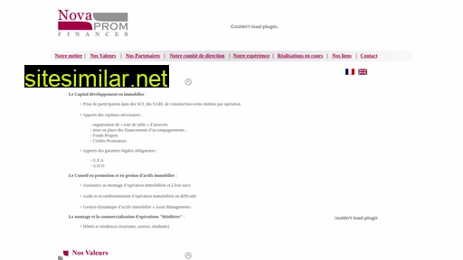 novaprom.fr alternative sites