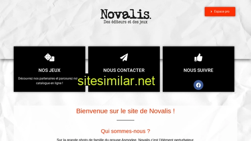 novalisgames.fr alternative sites