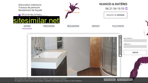 nuances-et-matieres.fr alternative sites