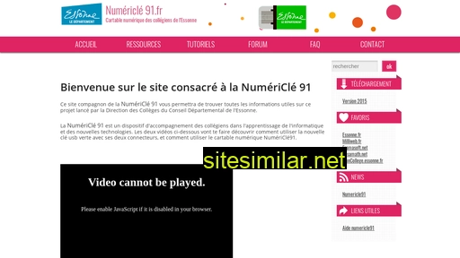 numericle91.fr alternative sites