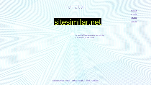 nunatak.fr alternative sites