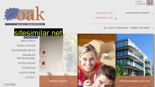 oak-immobilier.fr alternative sites